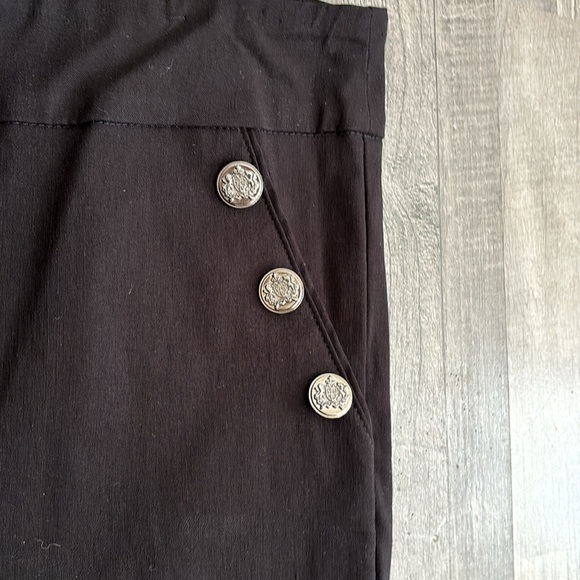 HIVIEW Women's Size 10P Black Solid Pants - Picture 3 of 12